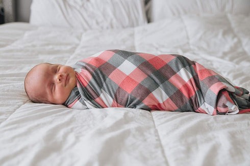 Jack Large Knit Baby Swaddle Blanket by Copper Pearl