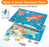 Puzzles for Kids Ages 4-6, Wooden Educational Puzzles for Toddlers 2-4, 2 Pack US & World Map
