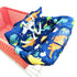 HIVVI Portable 2-in-1 Grocery Cart Seat Cover and Baby Highchair Cover (Navy Blue