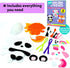 KRAFUN Unicorn Beginner Animal Sewing Kit for Kids Age 7-13 My First Art & Craft, includes 3 Stuffed Animal Dolls Panda, Fox, Instructions & Plush Felt Materials for Learn to Sew, Embroidery by KRAFUN