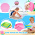 EULRGAUS 6 2 2 2 Beach Toys, PCS Sand Sifter for The Beach, Sand Toys with Collapsible Sand Sifters Sieve, Beach