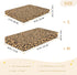 CZXW 52" 28" Fashion Leopard Crib Sheets Fitted x Natural Cotton Soft & Breathable for Baby Crib Mattress