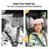 LETTON Car Seat Head Support for Child, Adjustable Toddler Car Seat Head Holder Head Strap, Safe, Breathable Head