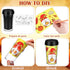 Yiyiring 12 Set 10 oz Thanksgiving Crafts DIY Color Your Own Coloring Cups Fall Pumpkin Turkey Leaves Plastic Mugs