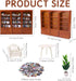 240pcs DIYDEC Mini Bookshelf with Mini Books Sofa Desk Plant Miniature Anxiety Bookshelf Ornament Tiny Small Library