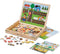 Melissa & Doug Wooden Magnetic Matching Picture Game - 119 Magnets and Scene Cards for Interactive Play
