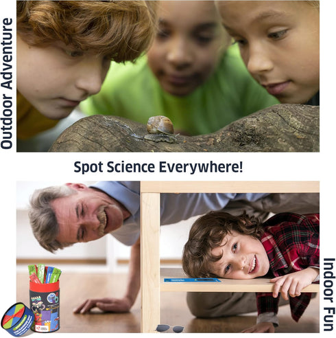 Chalk and Chuckles STEM Scavenger Hunt Game for Kids, Indoor and Outdoor Activities for Family Fun