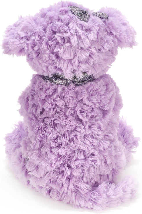 9 Inches The Petting Zoo Scruffy Dog Stuffed Animal, Gifts for Girls, Purple Dog Plush Toy