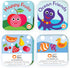 Floating Baby Bath Books, Waterproof Bath Books for Babies, Set of 2 - Fruits & Sea Animals