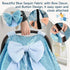 Baby Carseat Canopy Cover with Bow for Girls Boys with Bow Stroller and Cart Cover Carseat Nursing Cover Newborn Gift