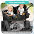 W2 4 (2 4 (2-Pack) Wonderfold Wagon Snack Tray with Spill-Proof Cup Holders - Compatible with WONDERFOLD & Elite