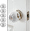 Door Knob Safety Cover for Kids - 5 Pack Baby Proof Door Knob Covers for Child Safety, White