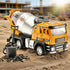 NOVAFUSION 3-5 Cement Mixer Truck Toys for Boys,Cement Mixer Toy Truck Metal Diecast Cab,Pull Back Mixer Trucks