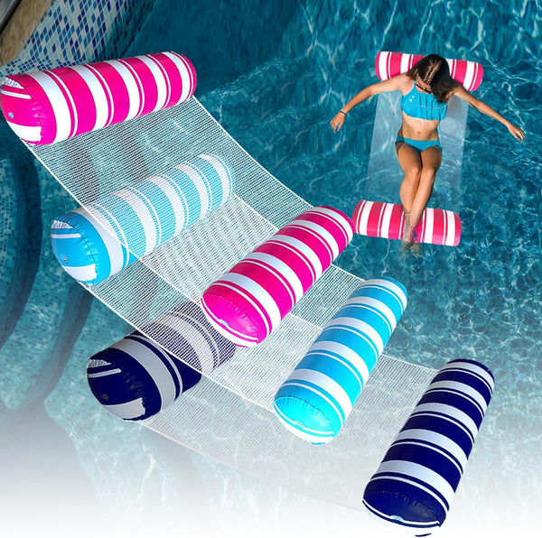 Inflatable Pool Floats Adult Size Water Hammock,Floats for Swimming Pool,4-in-1 Multi-Purpose Pool