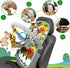 Car Seat Toys for Baby 6 to 12 Months, Musical Pedal Piano, Baby Travel Toys with Mirror and Squeaky Animal Toys