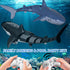 2.4GHz 1:18 Swimming 4 5 6 7 Remote Control Shark Toy for Pool, Scale High Simulation RC Shark with Light & Spray