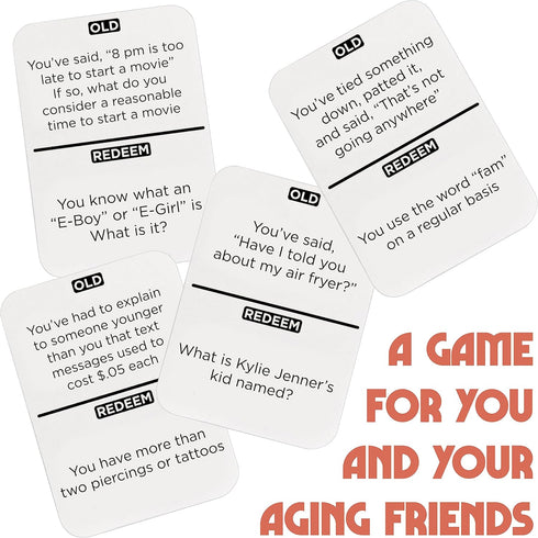2 6 14+ Vango Youre Getting Old A Party Card Game for Aging Millennials - to Players, Ages