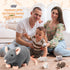 5 Pcs Mouse Stuffed Animals Set - 14'' Large Mommy Rat Plush with 4 Small Mouse Babies for Kids Birthday