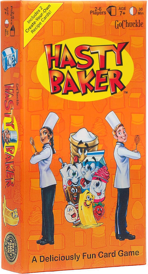 Hasty Baker Family Card Game - Race to Collect Ingredients and Complete Recipes, Ages 7+, 2-6 Players