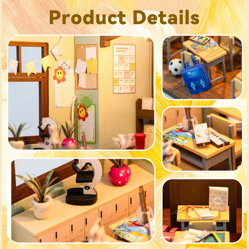 Flever Dollhouse Miniature DIY House Kit Creative Room with Furniture for Romantic Valentine's Gift(The Age