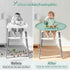 RICHER HOUSE Food Catcher for for Stokke Tripp Trapp High Chair, Coverall Baby Feeding Bib, Long Sleeves Eating Bib