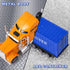 AIUAZA 1/65 Truck Model, Detachable Cargo Container, Children's Toy, Alloy Semi Truck, Trailer Toys for Boys