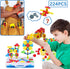 224 4-8, Set 2D/3D 5 6 7 8 9 10 PCS STEM Building Toys for Kids Ages Creative Mosaic Drill with Electric Drill