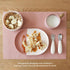 Set Set Yeah Baby Goods Silicone Dinnerware Dishwasher Safe Toddler Plate and Bowl w/Spoon, Fork & Mug (Terracotta)