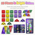 3+ 28pc) Desire Deluxe Micro Magnetic Tiles Building Blocks Toy - STEM Educational Travel Size Magnetic Blocks
