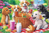 VOLUVOLU 100 Piece Dog Puzzles for Kids Ages 6-8 8-10 - Picnic Puppy