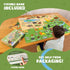 116 3-8 BONNYCO Felt Board for Toddlers with Jungle Animals Figures. Montessori and Sensory Toys, Birthday Gifts
