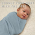4 Pack 100% Muslin Swaddle Blankets for Baby Girls and Boys, Breathable and Skin-Friendly Newborn Receiving Blanket