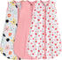 BSTOPPT 3 Pack Baby Sleep Sack 0-6 Months 100% Rayon Cotton Baby