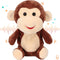 Talking Monkey Electric Plush Toy - Easfan Repeat What You Say Nodding Funny Interactive Buddy for Kids Toddlers,