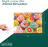 Keeping Busy Dementia Puzzles for Seniors, Cupcake 63 Piece Puzzle, Color Coded with Templates