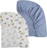 Onacosht Muslin Crib Sheets for Boys Girls, Soft Breathable 100% Cotton Baby