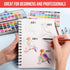 Art Vista Set 100 Set Premium Watercolor Paint Bundle with Bright Colors & Paper Pad for Beginners & Professional