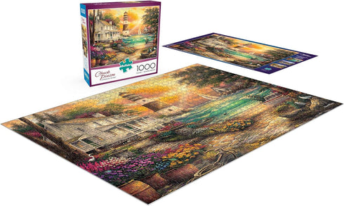 Buffalo Games - Chuck Pinson - Cottage By The Sea, 1000 Piece Jigsaw Puzzle