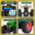 Set 2 3 4 5 6 7 8 FRUSE Remote Control Tractor Toy,RC Tractor & Truck and Trailer,Truck Toys with Rechargeable