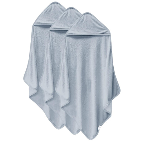 Cosy Family 3 Pack Baby Hooded Towels, Rayon Made from Bamboo, Ultra Soft Unisex