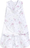 HALO 100% Cotton Sleepsack Swaddle, 3-Way Adjustable Wearable Blanket, TOG 1.5, Flamingos for Newborn 0-3 Months
