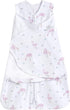 HALO 100% Cotton Sleepsack Swaddle, 3-Way Adjustable Wearable Blanket, TOG 1.5, Flamingos for Newborn 0-3 Months