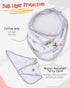 STAR WARS Baby Boys Baby Yoda Bandana Bibs - 3 Pack Set for Feeding, Teething, Drooling (Green/White/Grey)