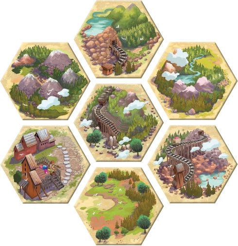 Century: Golem Edition - Eastern Mountains Board Game, Purple