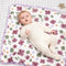 zonBroth Muslin Baby Blankets, Cotton Crib Blanket for Baby Infant Toddler,Super Soft and