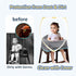SANQOUYTT Reusable Waterproof High Chair Cover,for Wooden or Restaurant High Chair, Protect Against Messy Meals