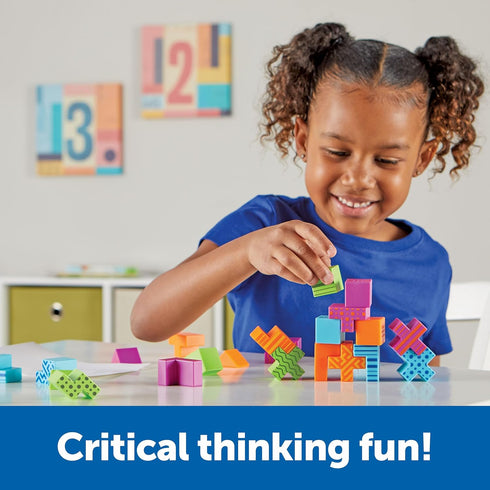 Learning Resources STEM Explorers Brainometry - 34 Pieces STEM Toys for Kids Ages 5+, Brain Teaser Games
