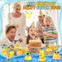 Honoson 72 Summer Summer Pcs Beach Rubber Duckies Bulk Mini Rubber Duck Bath Toys Float Bathtub Ducky Cute Squeaky
