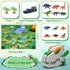 ROSEORGUN 3-5, 12 Set 3+ Dinosaur Toys for Kids Realistic Dinosaur Figures with a Detachable Dino Head for Scenes, Map