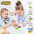 Octopus Wall Crawling Sticky Toys for Kids, 4 Pack Soft Flexible Squishy Walkers, Colorful Climbers for Birthday Party